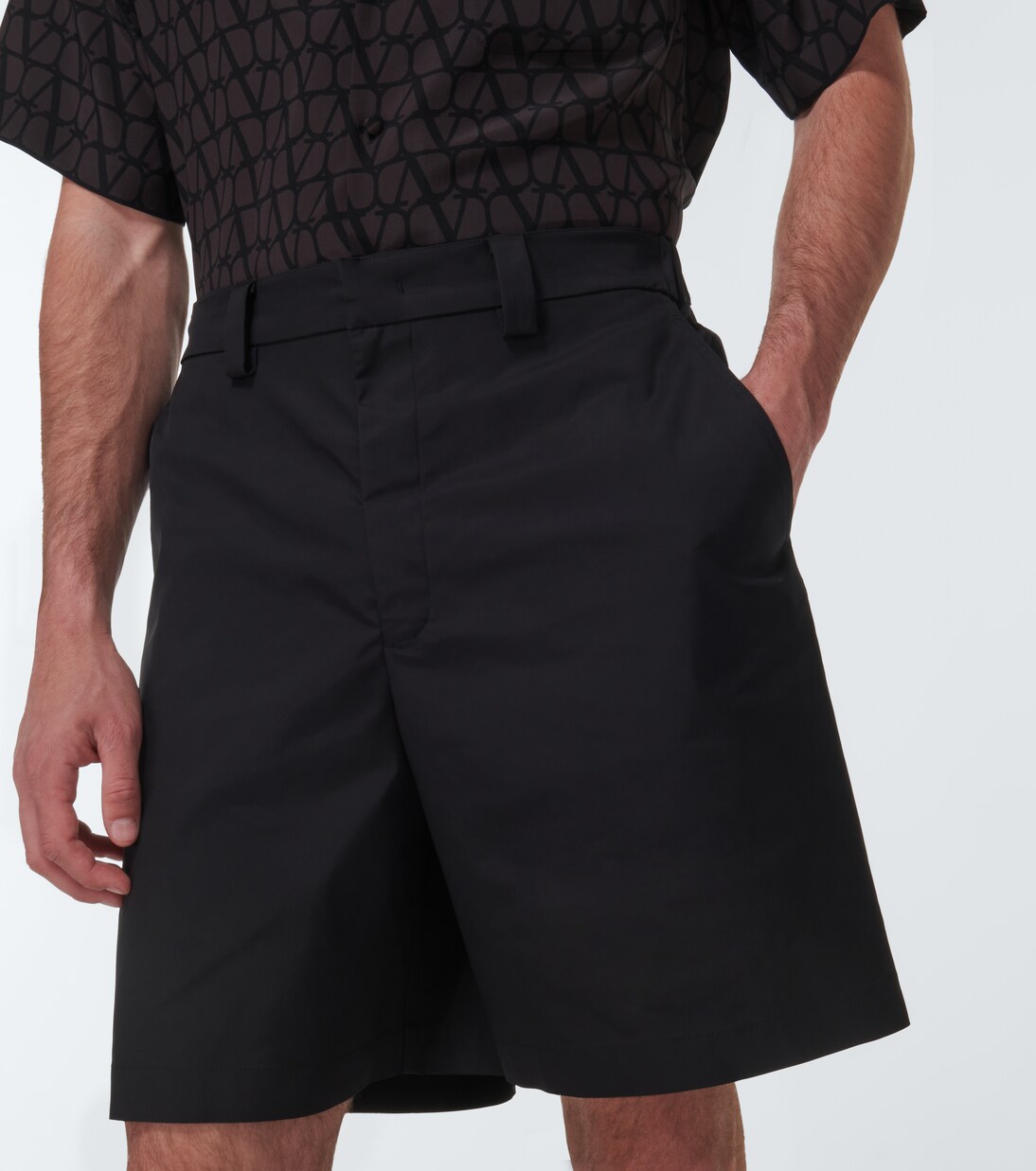 Shorts tailored de tiro medio | Valentino