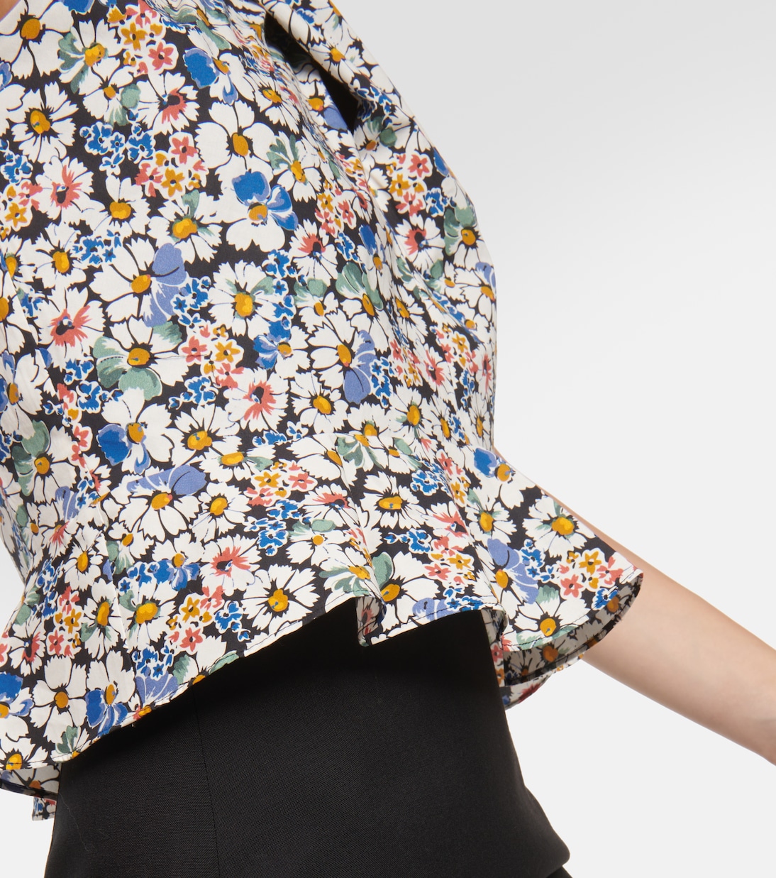 Top Drey en coton à fleurs | Veronica Beard