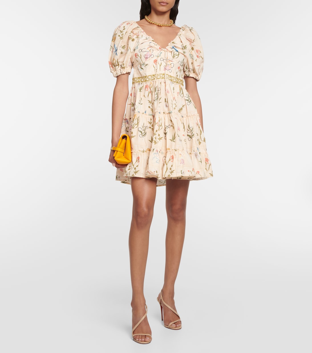 Manzanilla Paraíso embroidered minidress | Agua by Agua Bendita