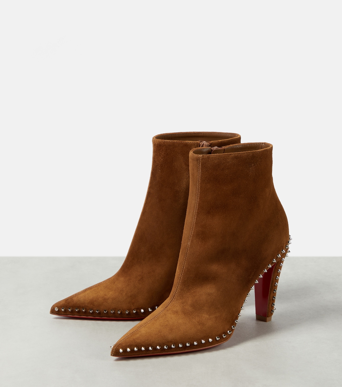 Vidura studded suede ankle boots | Christian Louboutin