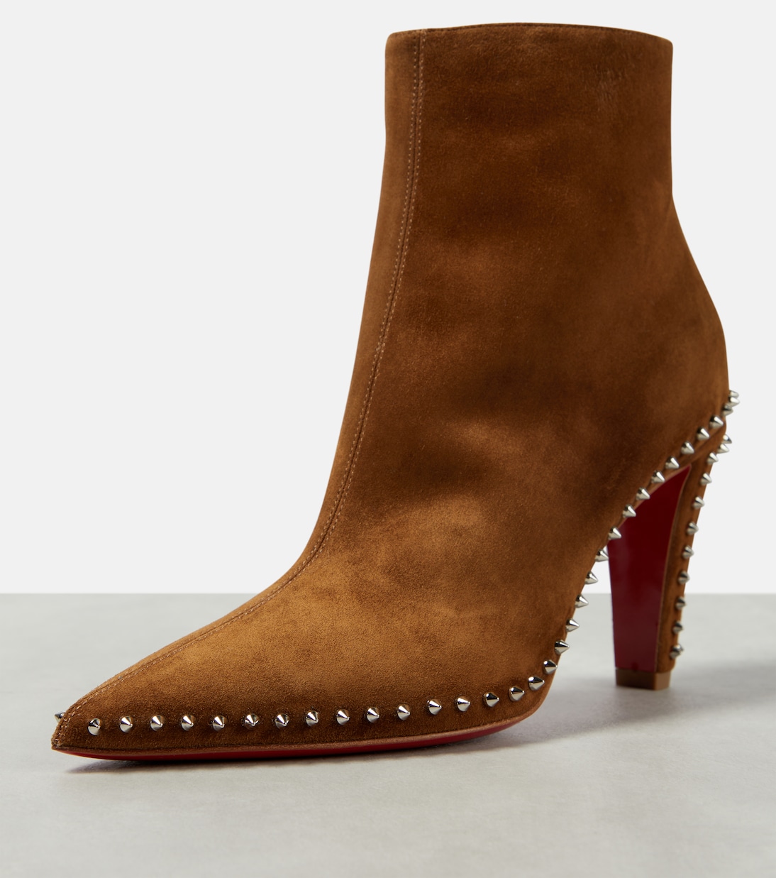 Vidura studded suede ankle boots | Christian Louboutin