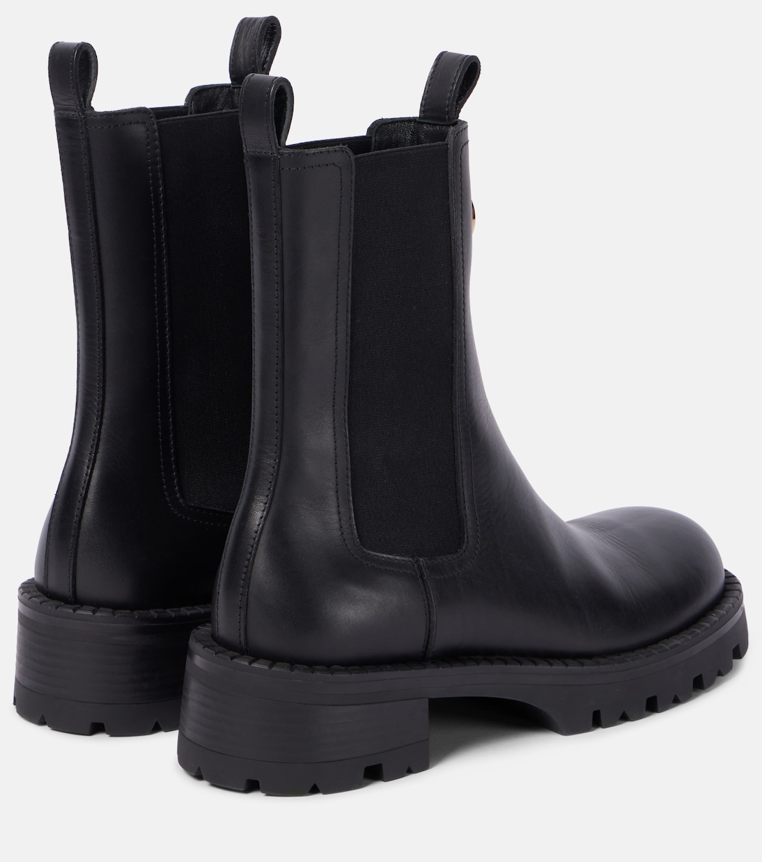 Medusa leather Chelsea boots | Versace