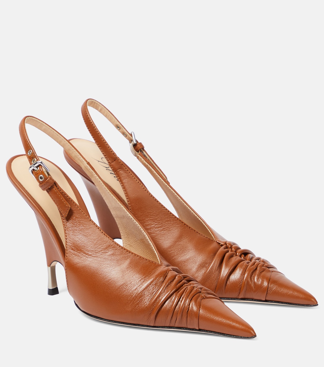 Pumps slingback in pelle | Blumarine