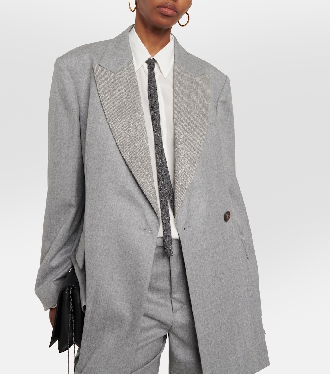 Embellished wool blazer | Brunello Cucinelli