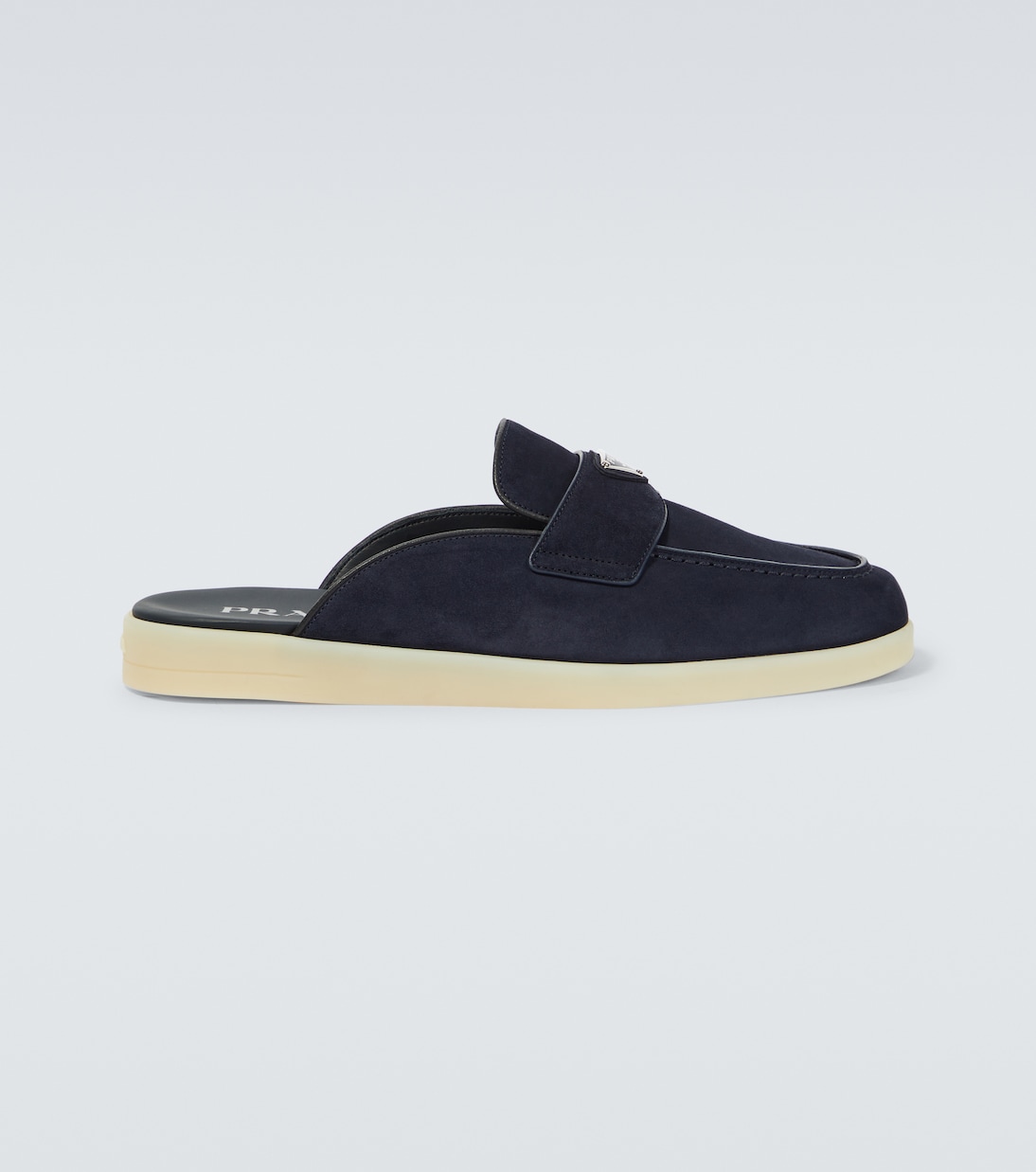 Slippers aus Veloursleder | Prada