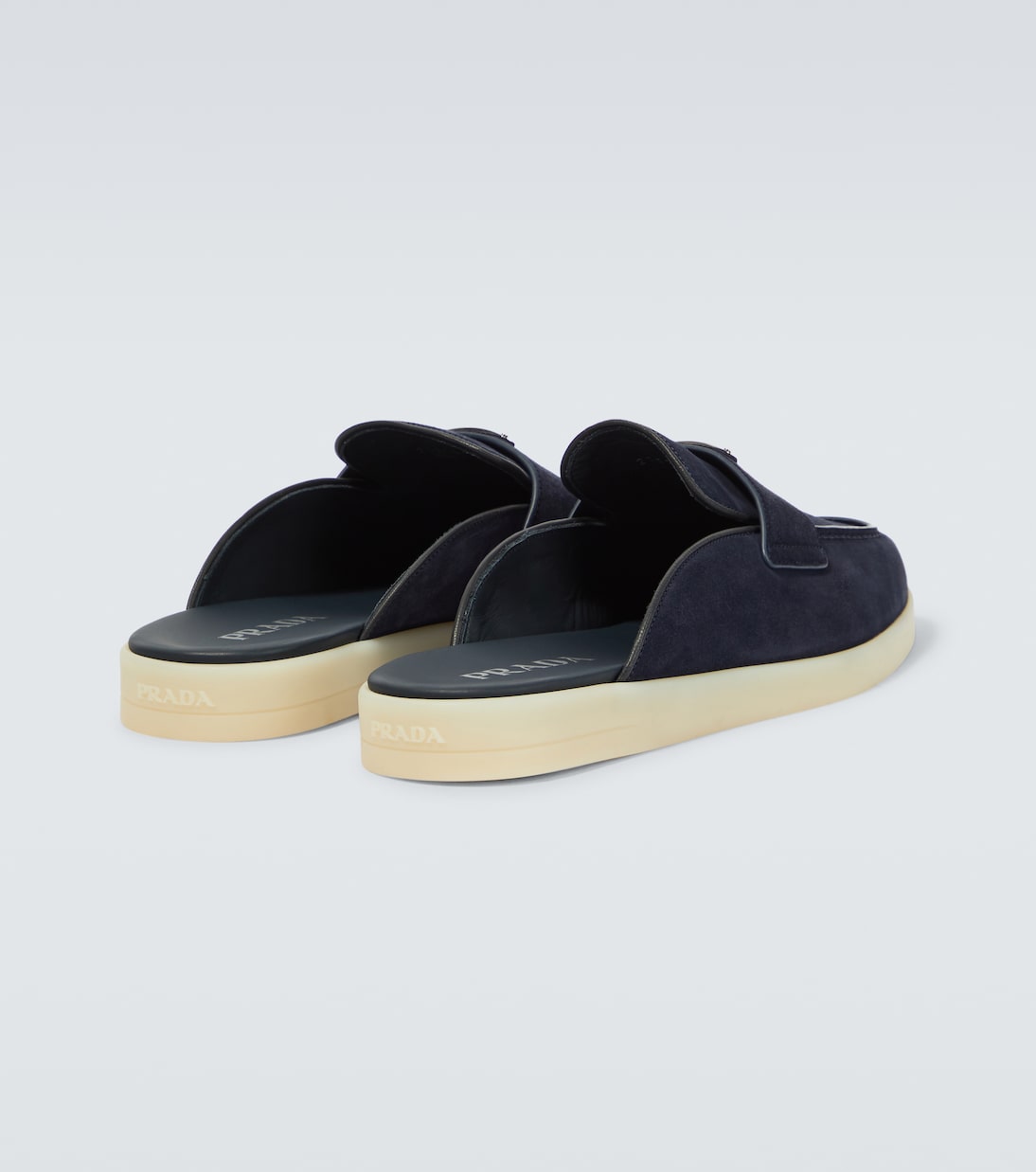 Slippers aus Veloursleder | Prada