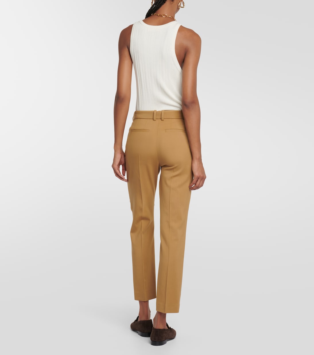 Eliston wool gabardine straight pants | Joseph