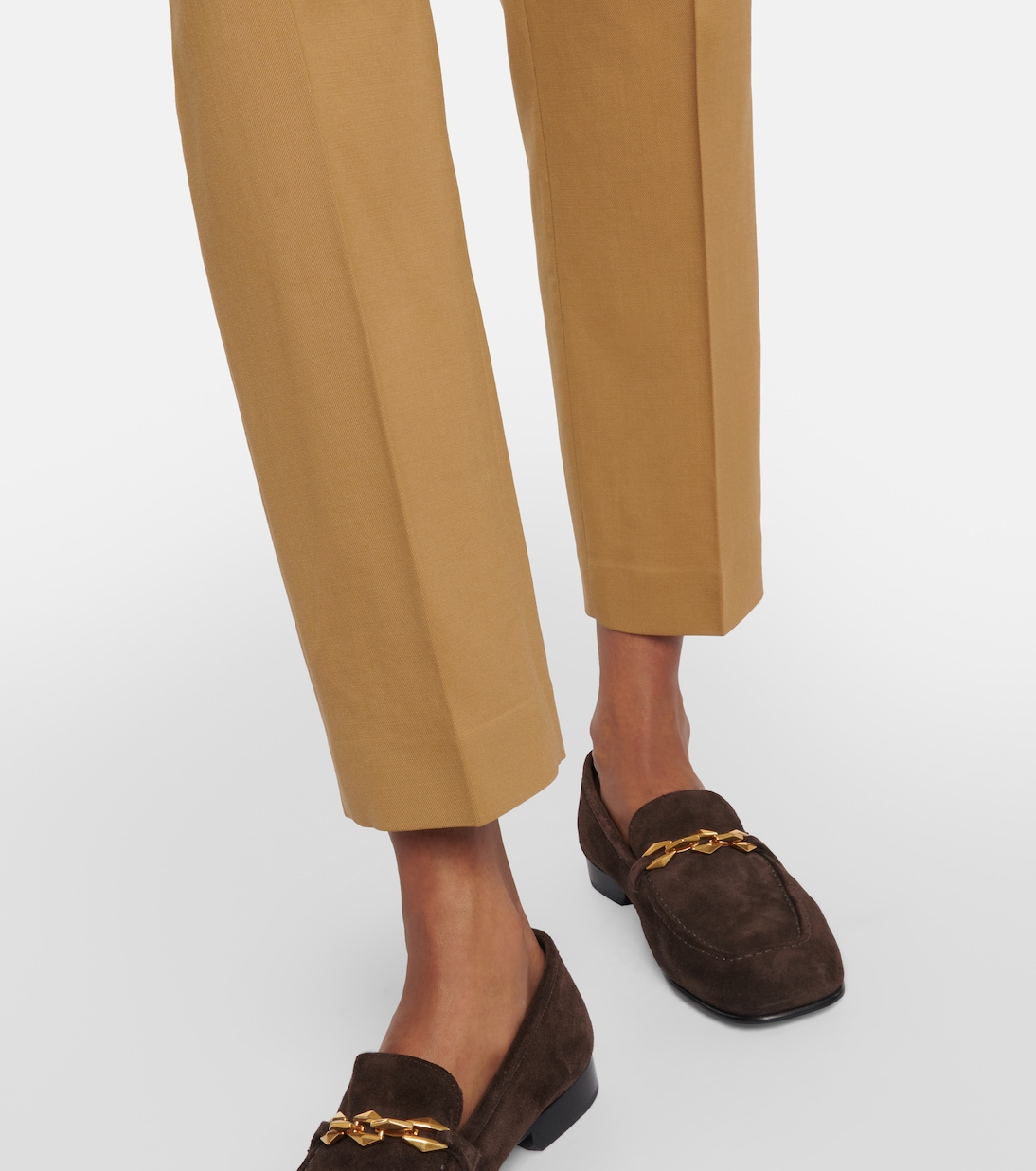 Eliston wool gabardine straight pants | Joseph
