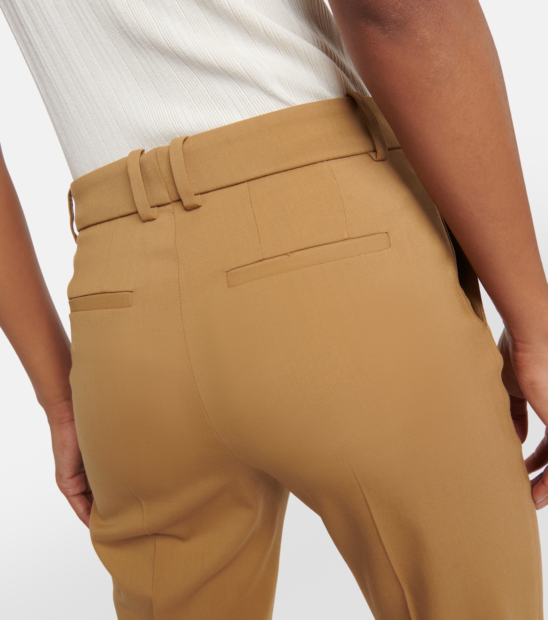 Eliston wool gabardine straight pants | Joseph