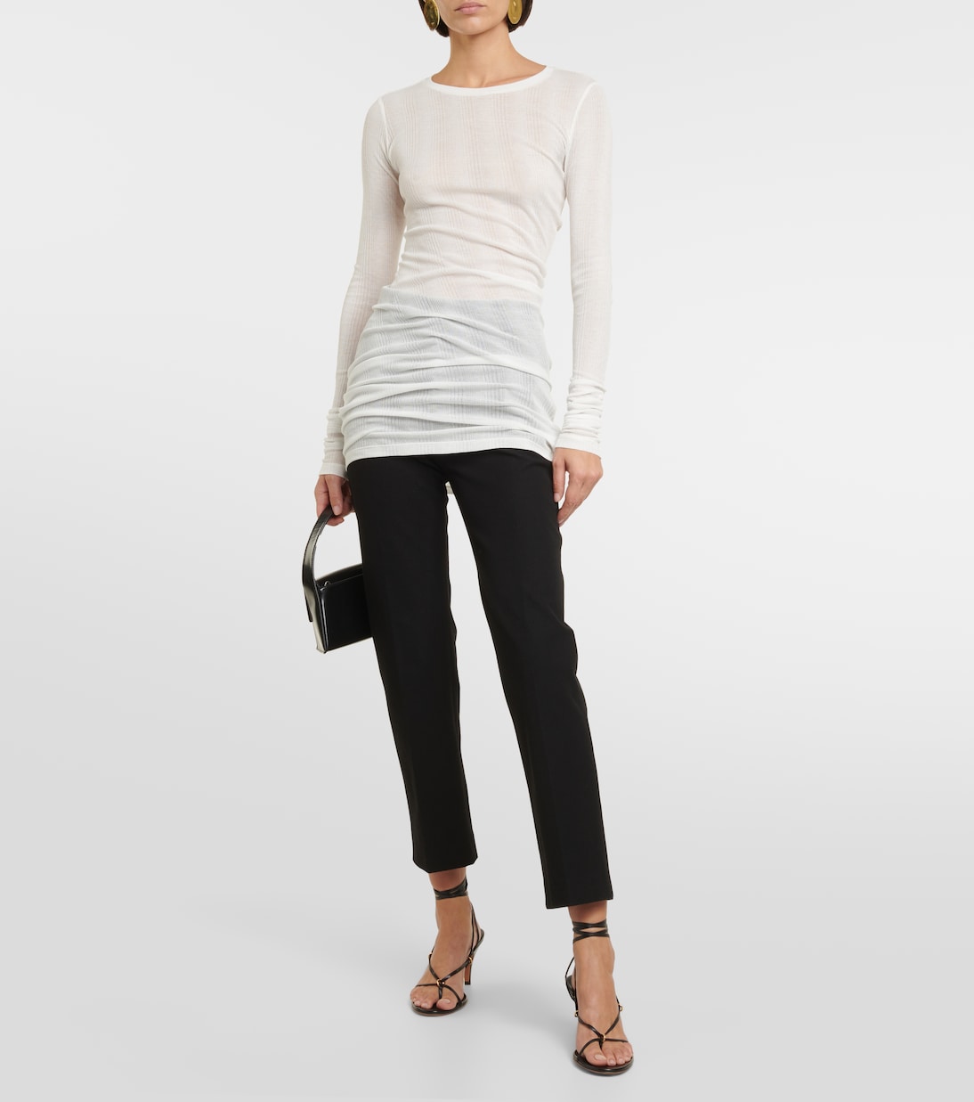 Longsleeve Lenora aus einem Baumwollgemisch | Khaite