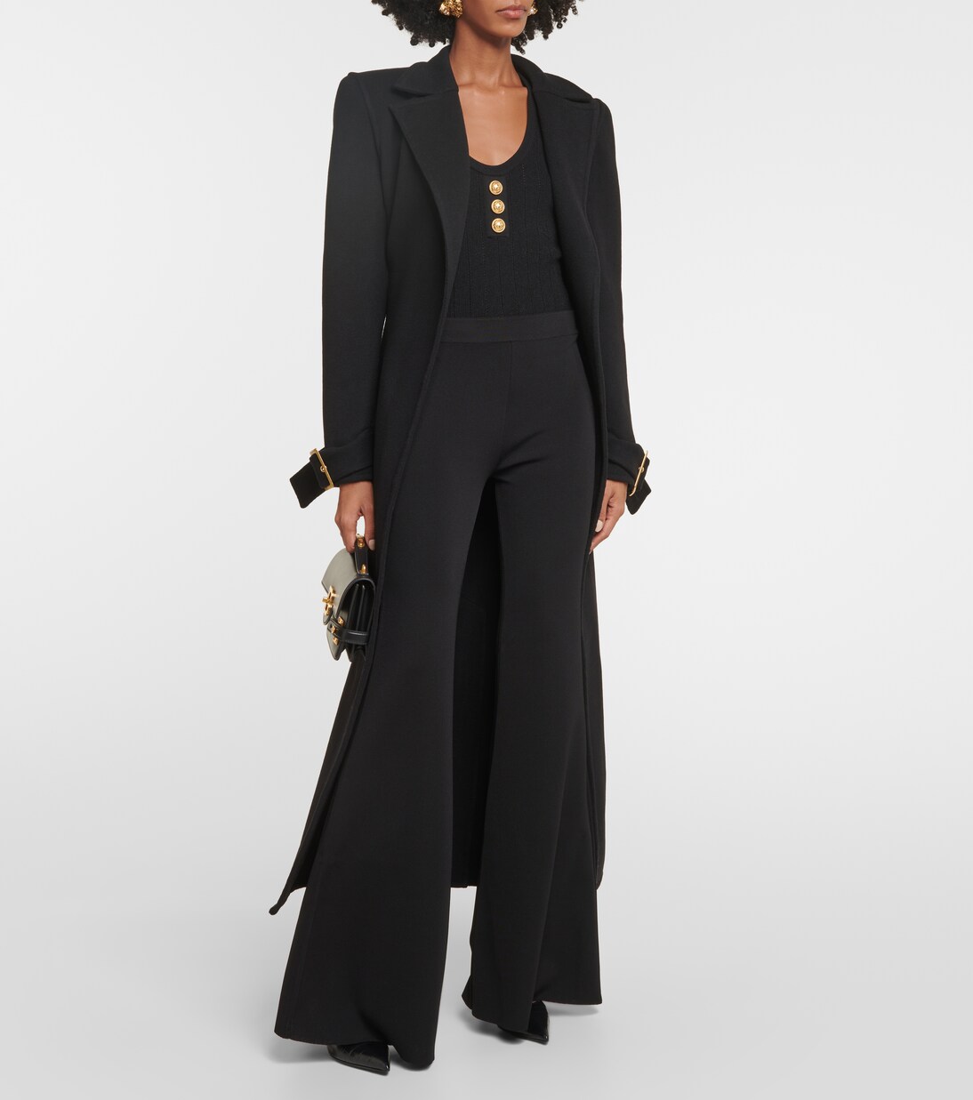 Pantaloni flared in maglia | Balmain