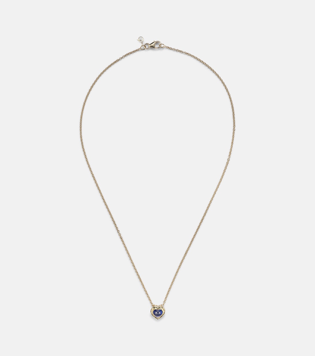 Collana in oro 18kt Octavia Elizabeth con zaffiro blu, gioiello elegante per giovani