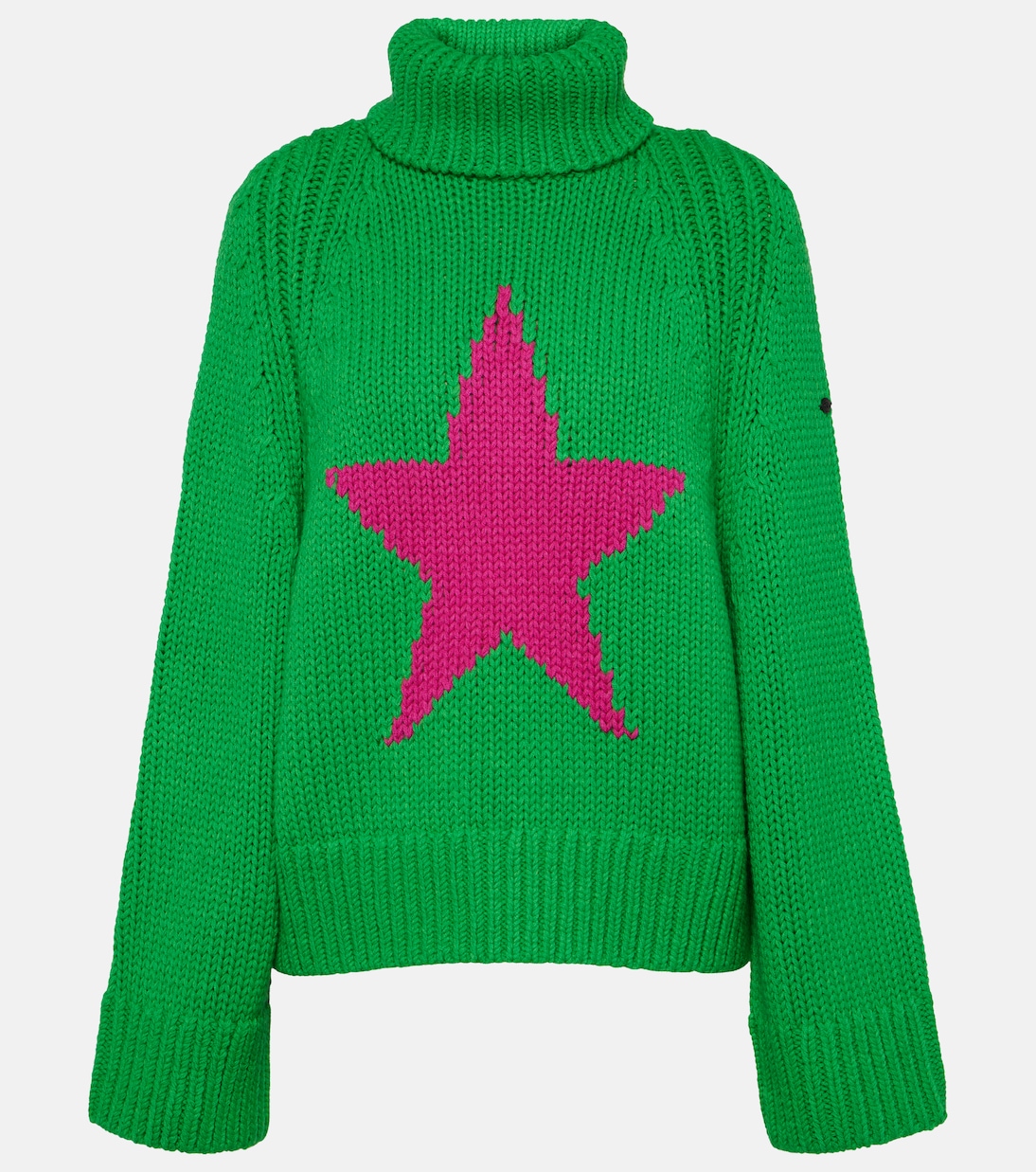 Beauty intarsia wool-blend turtleneck sweater  | Goldbergh
