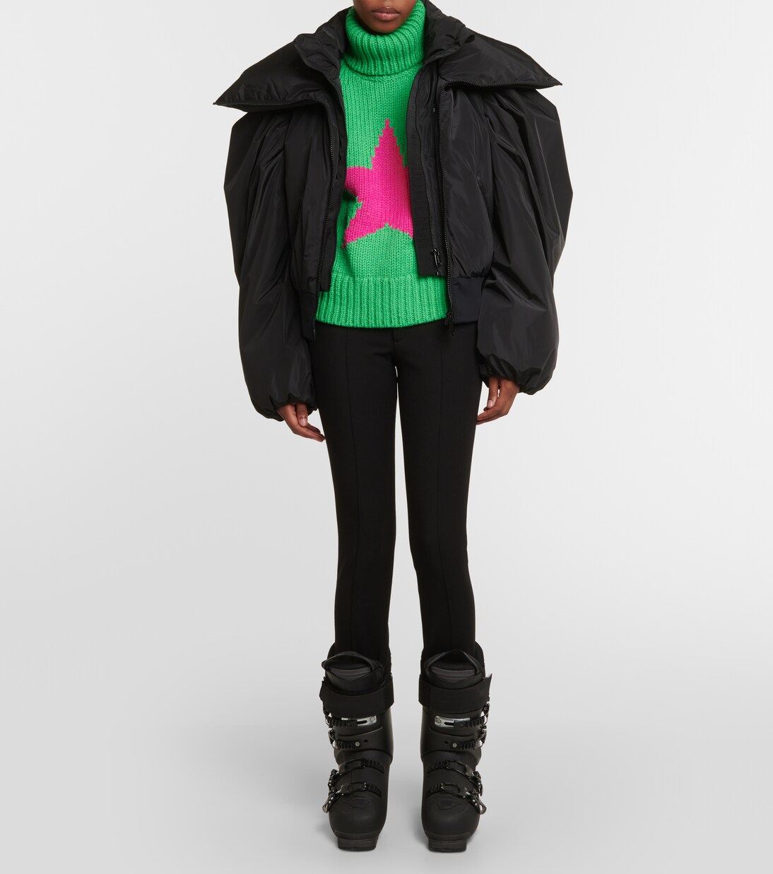 Beauty intarsia wool-blend turtleneck sweater  | Goldbergh