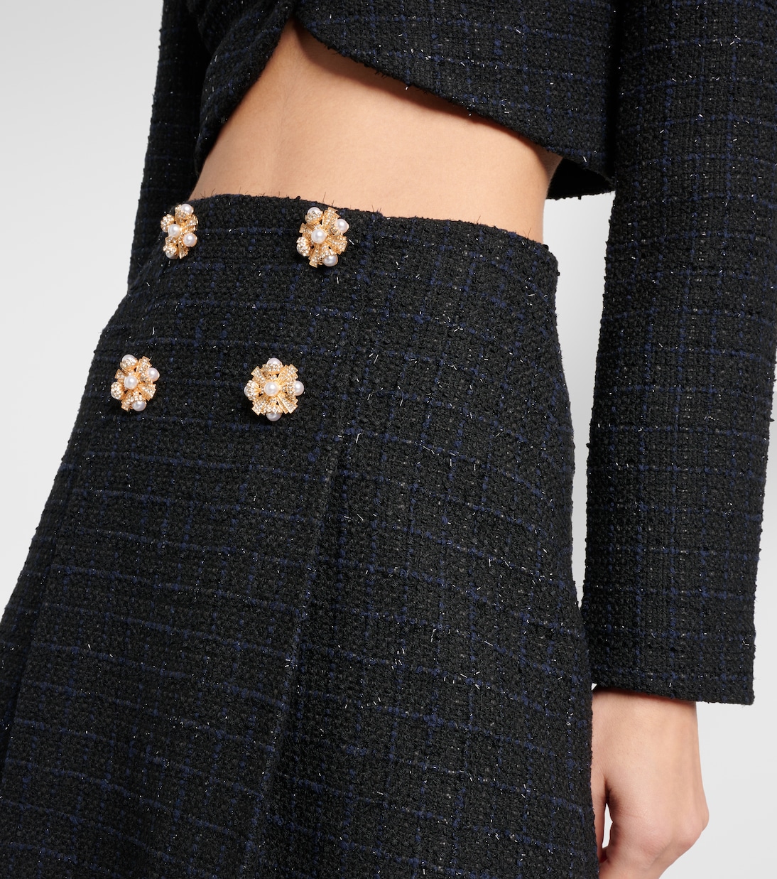 Bouclé miniskirt | Self-Portrait