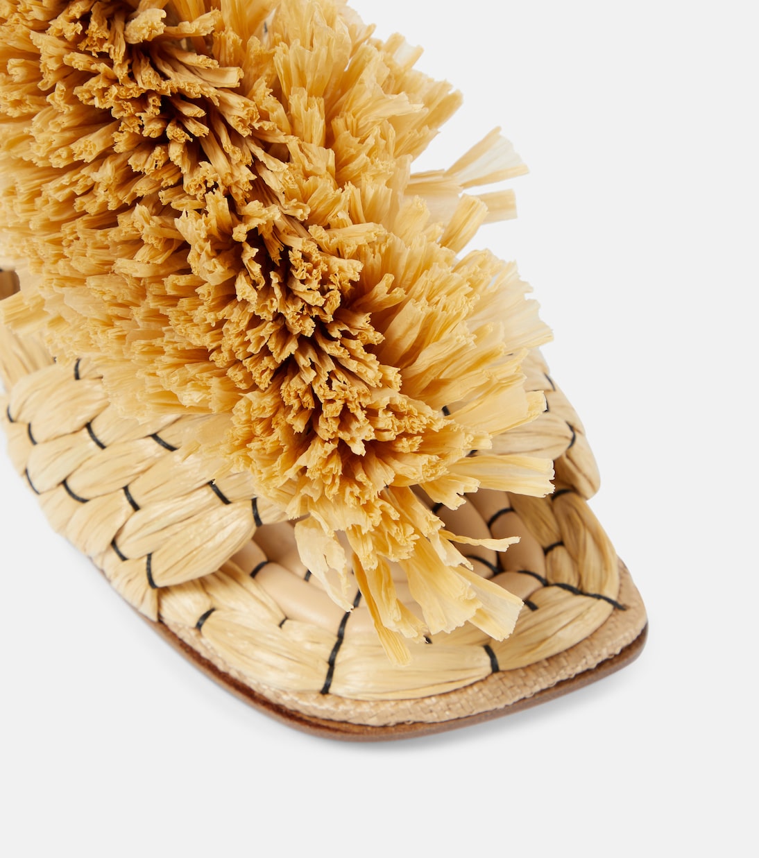 Raffia espadrille slides | Dries Van Noten