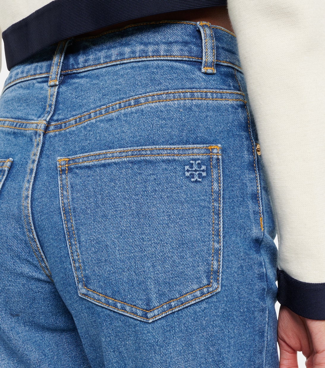 Jeans flared cropped | Tory Burch