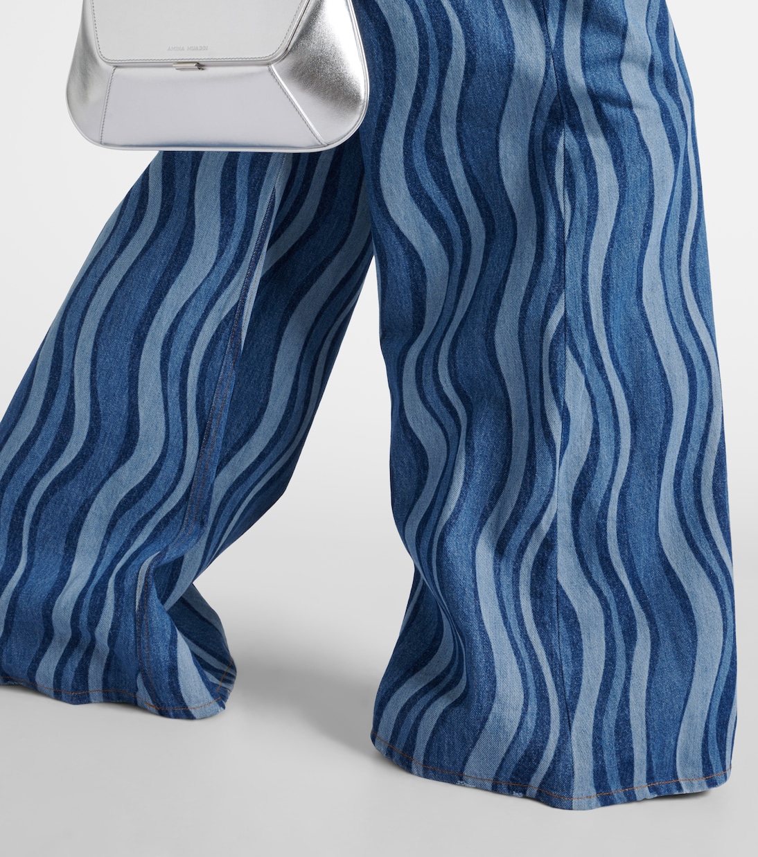 High-Rise Wide-Leg Jeans Sunray | Area