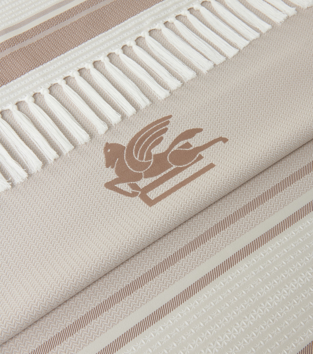 Manta Pegaso de algodón con flecos | Etro