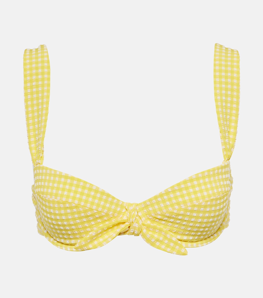 Top de bikini Cape Town a cuadros | Heidi Klein