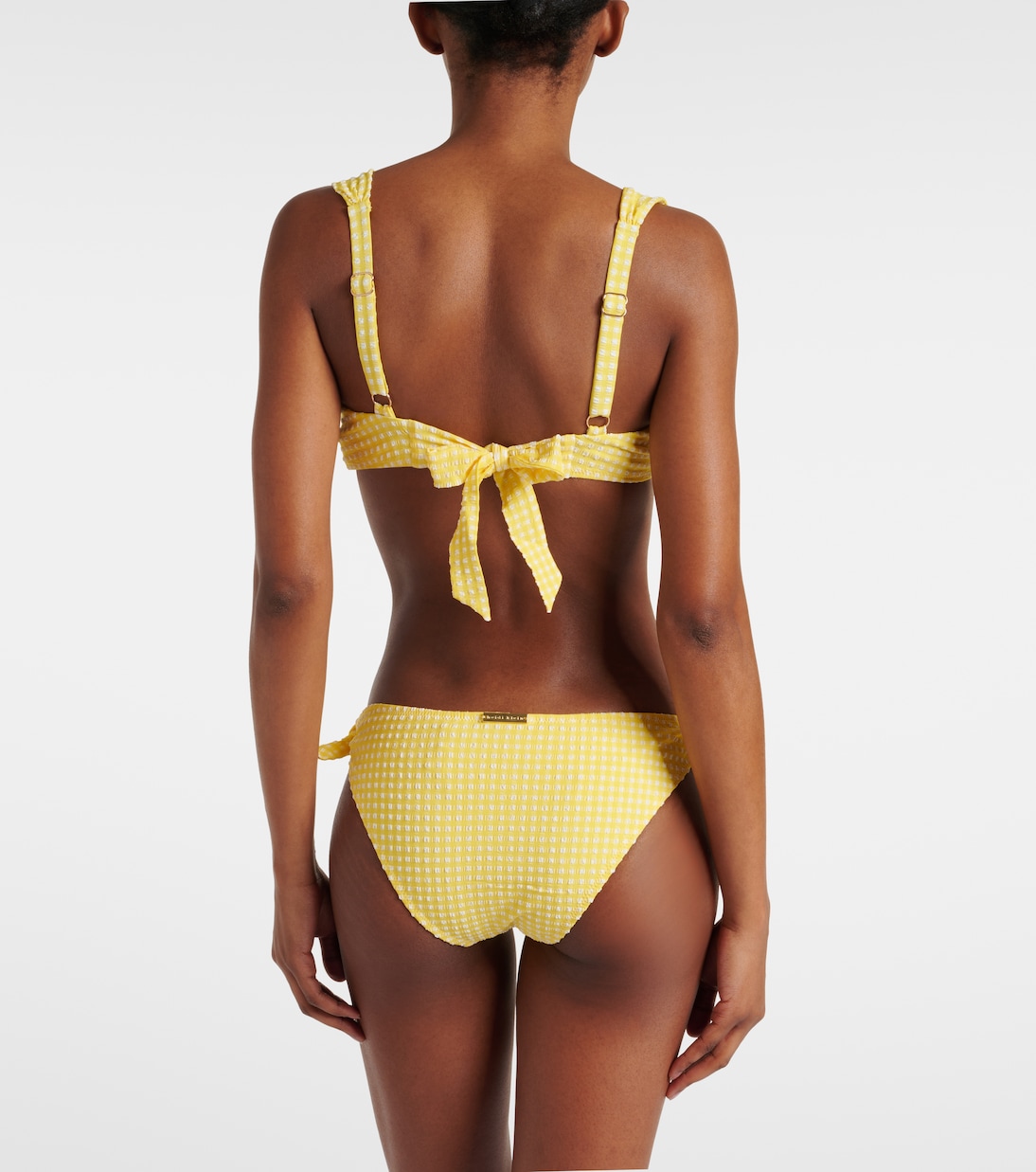 Top de bikini Cape Town a cuadros | Heidi Klein