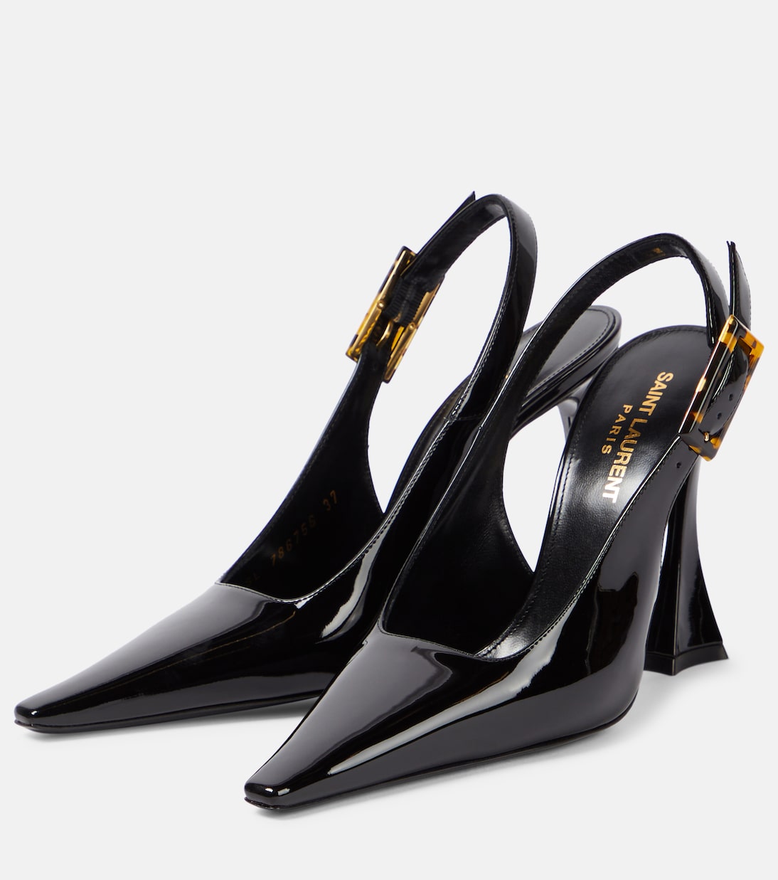Escarpins Dune 110 en cuir verni | Saint Laurent