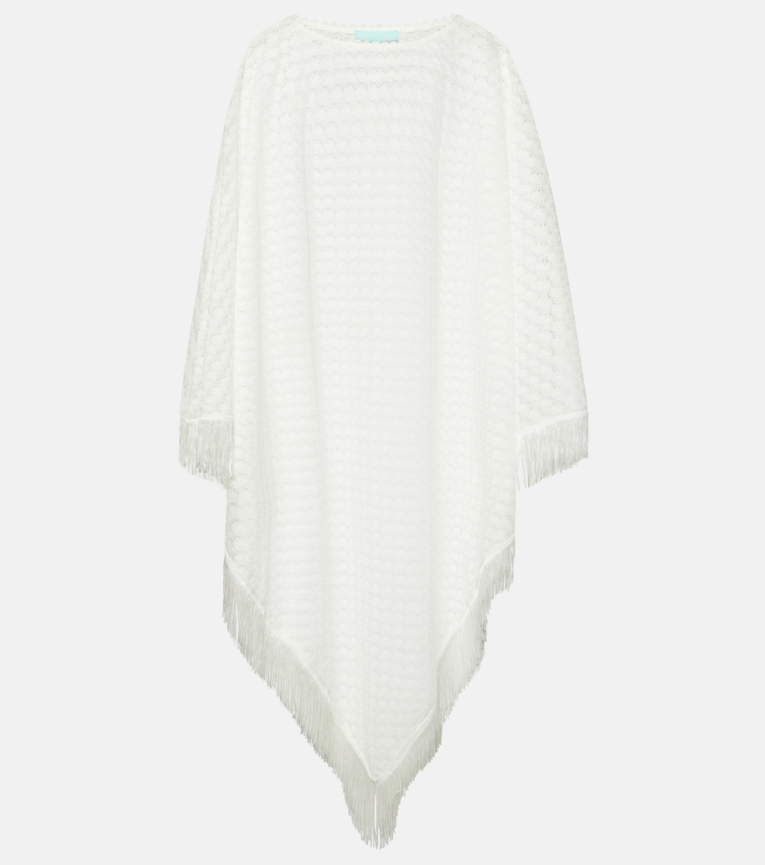 Blair open-knit fringed kaftan | Melissa Odabash