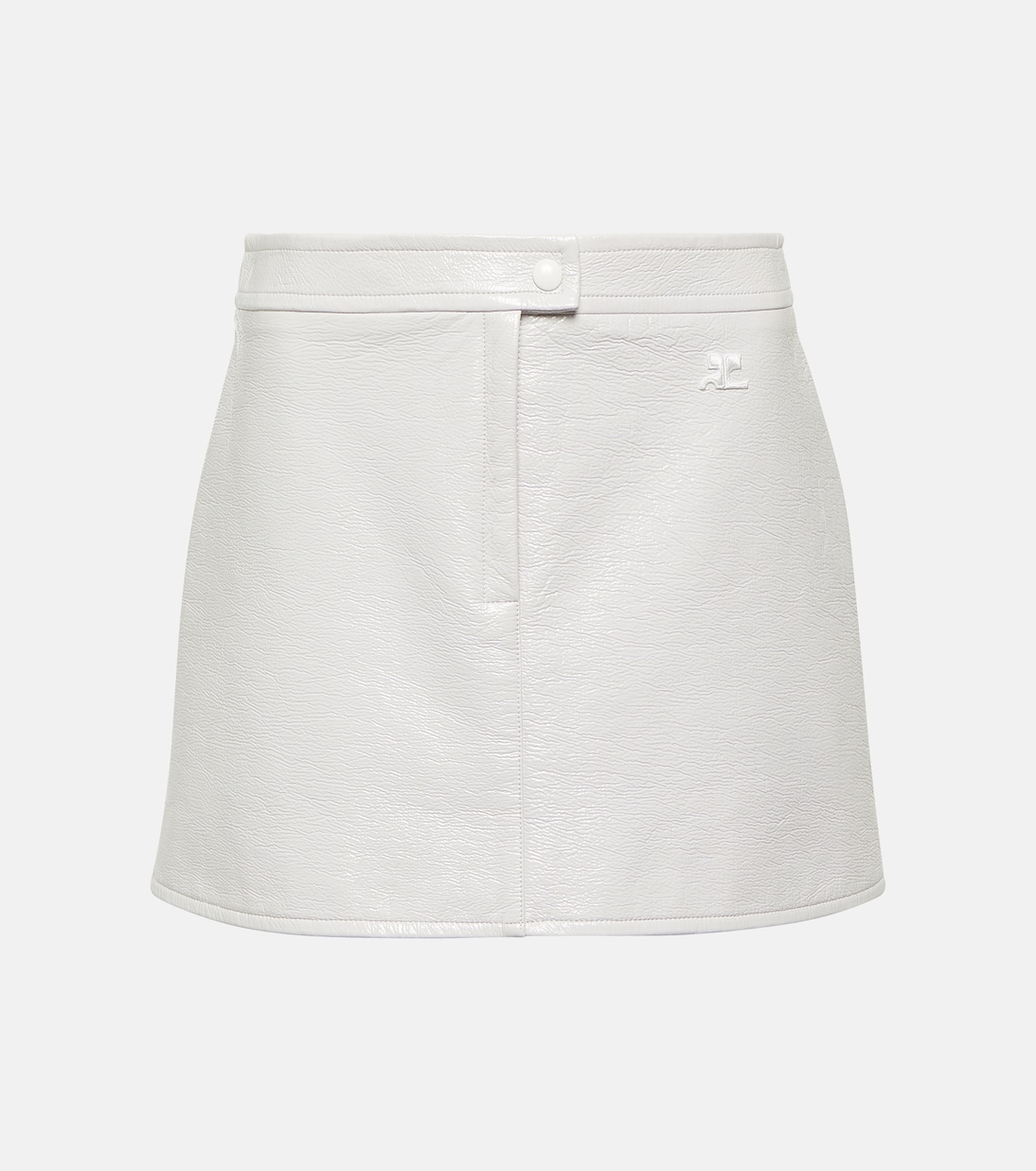Minifalda Iconic de vinilo con logo | Courrèges