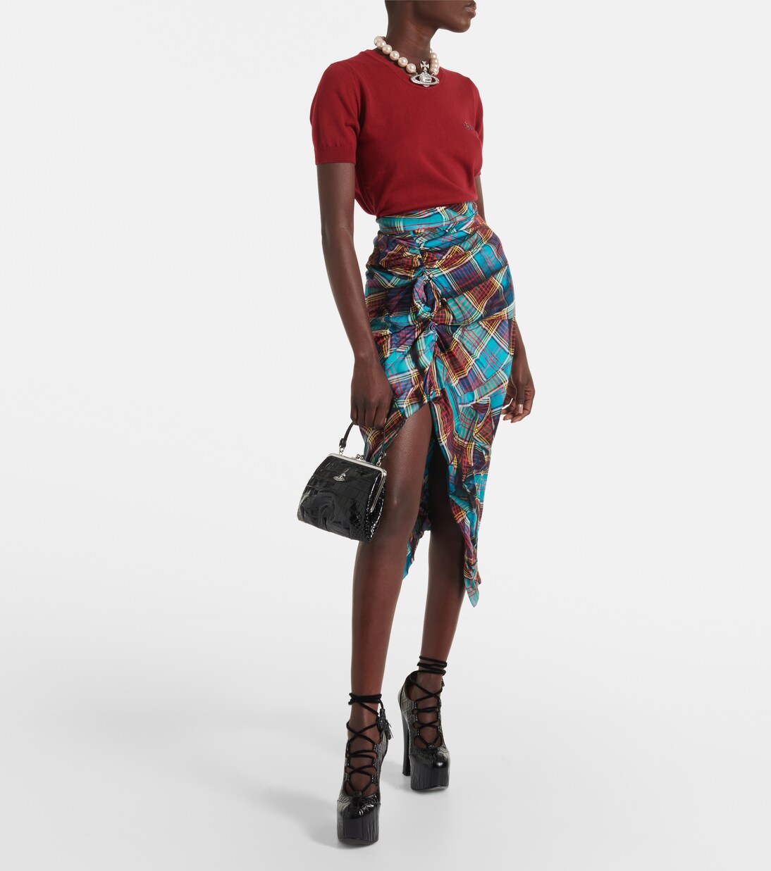 Sac Granny Frame en cuir verni | Vivienne Westwood