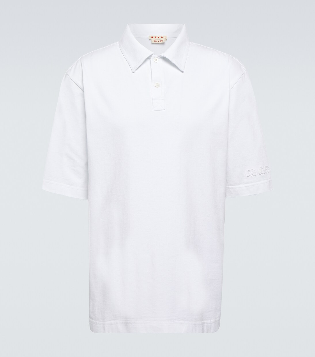 Oversize-Polohemd aus Baumwoll-Jersey | Marni