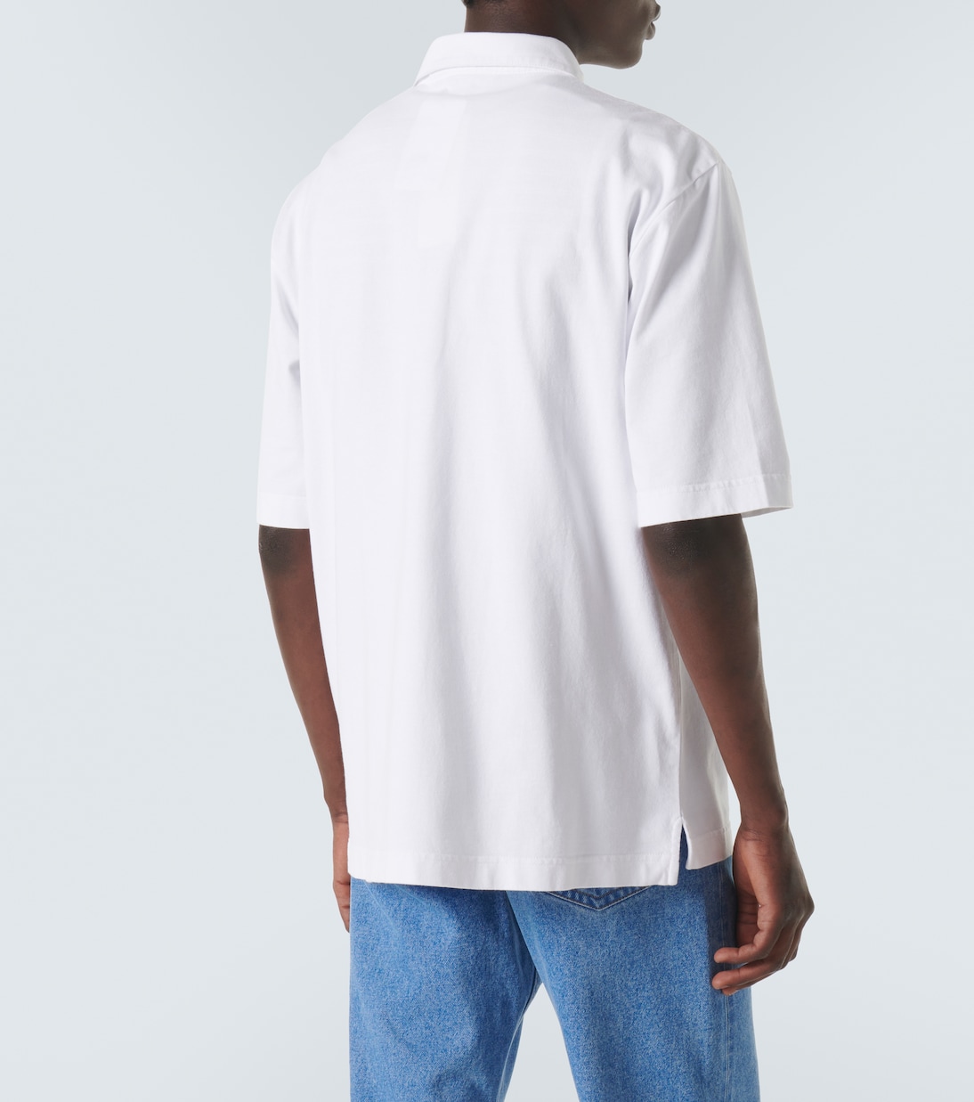 Oversize-Polohemd aus Baumwoll-Jersey | Marni