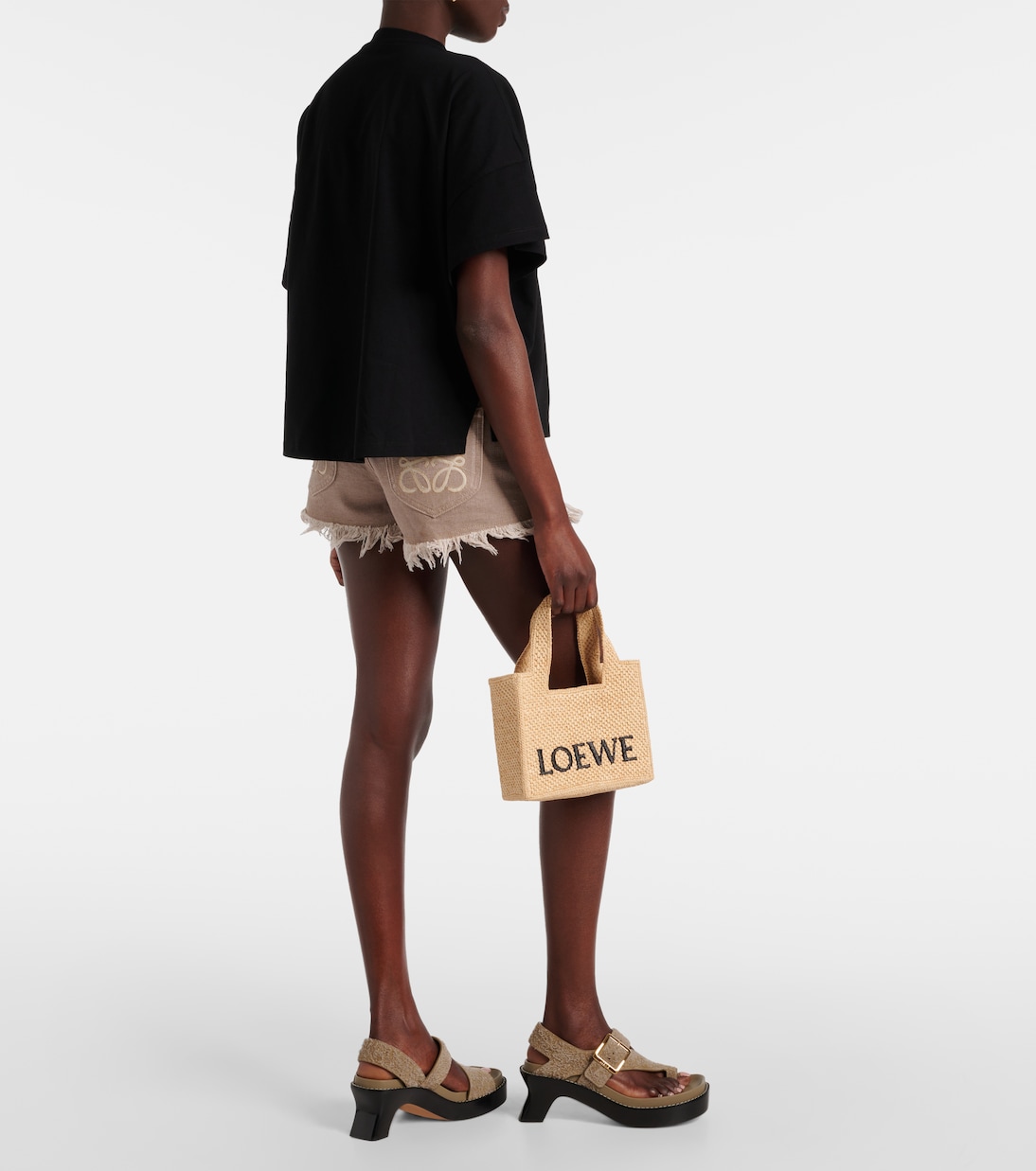 Paula's Ibiza - T-shirt Anagram in jersey di cotone | Loewe