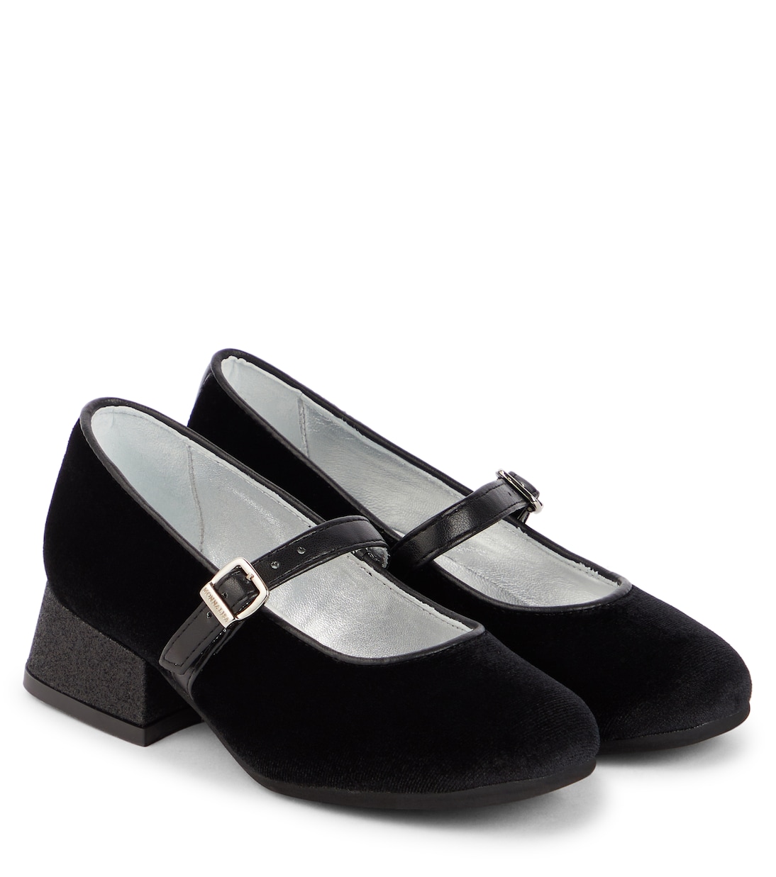 Ballerines Dorothy en velours à paillettes | Monnalisa