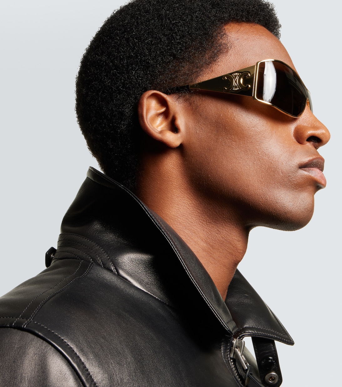 Triomphe Metal Racer rectangular sunglasses | Celine Eyewear