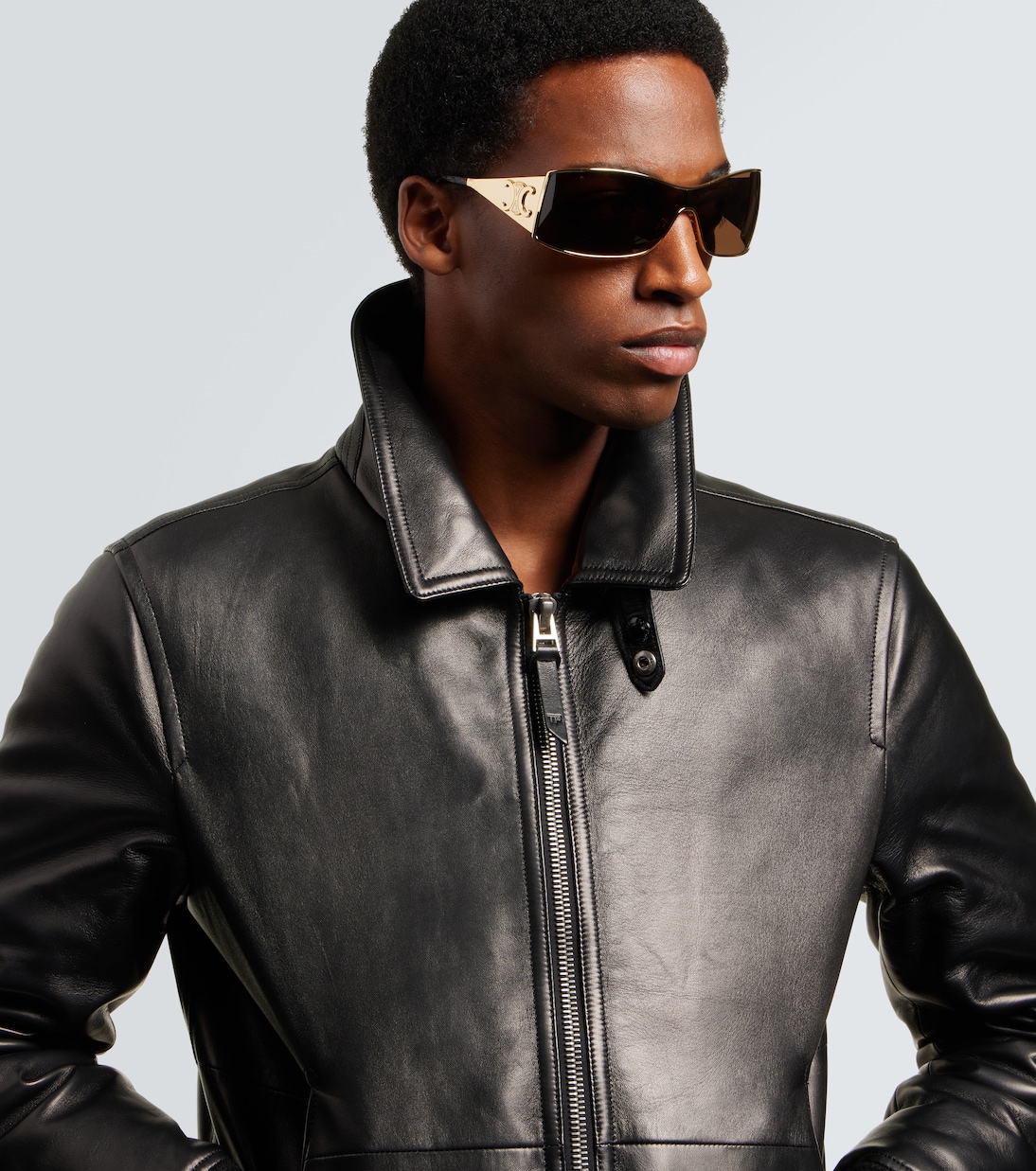 Triomphe Metal Racer rectangular sunglasses | Celine Eyewear