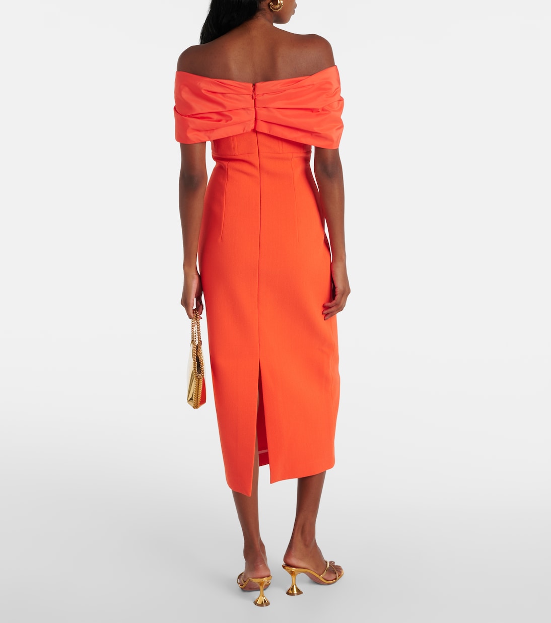 Off-Shoulder-Midikleid Alani | Rebecca Vallance