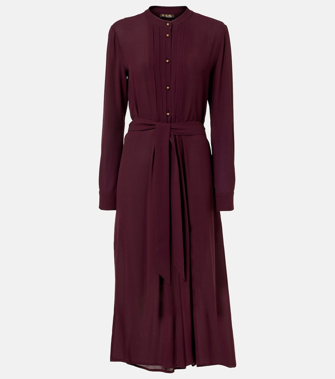 Robe midi Hattie en crêpe de soie | Loro Piana