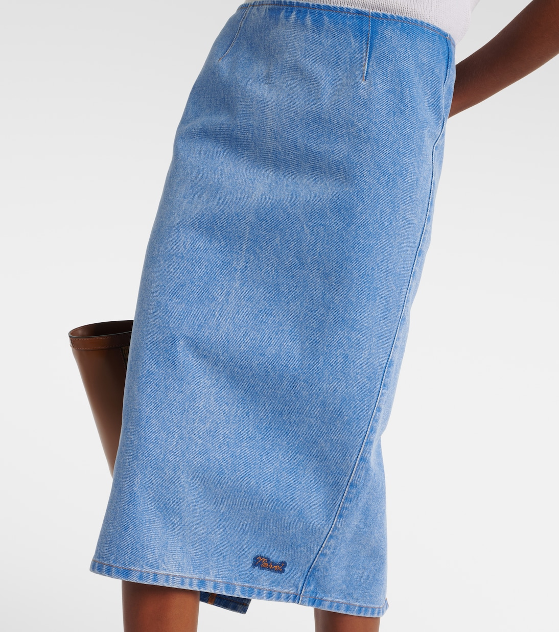 Falda midi en denim | Marni