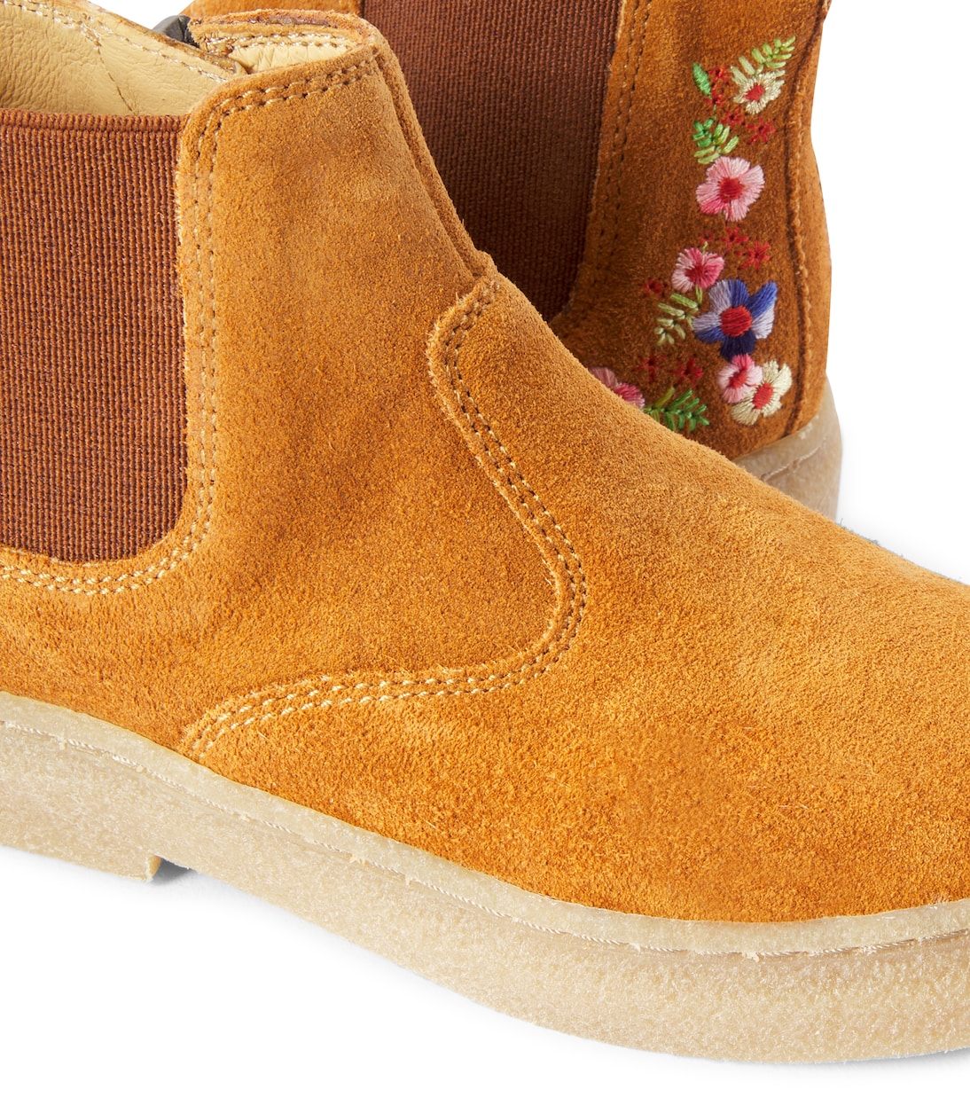 Ankle Boots Trix Back aus Veloursleder | Pom d'Api
