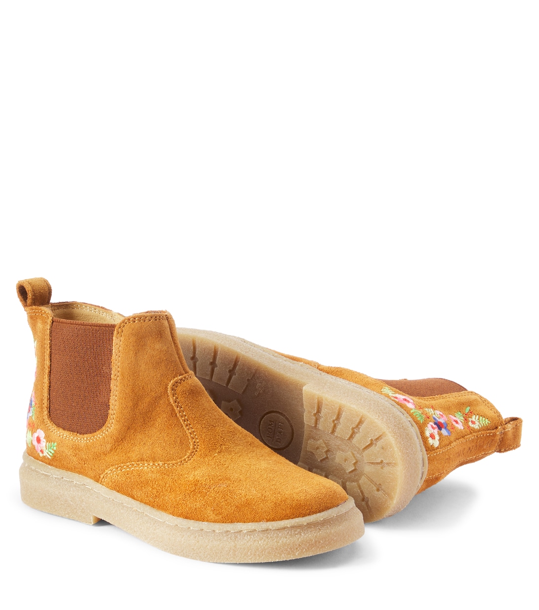 Ankle Boots Trix Back aus Veloursleder | Pom d'Api