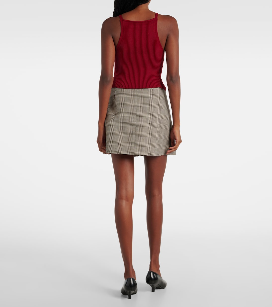Tank top in maglia di jersey a coste | Courrèges