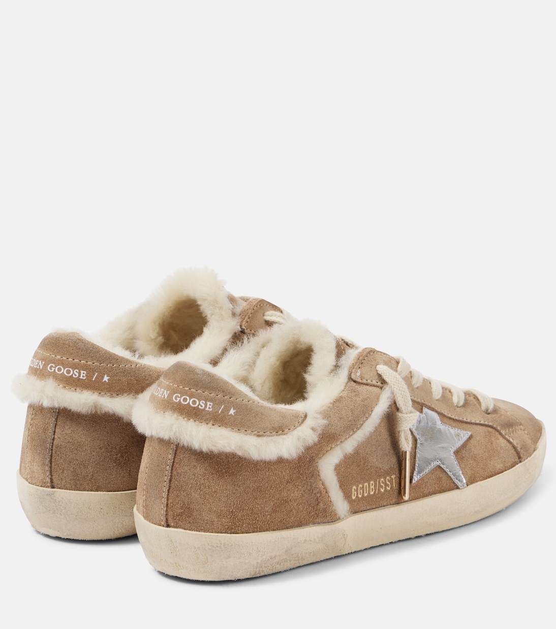 Super-star glitter suede sneakers | Golden Goose