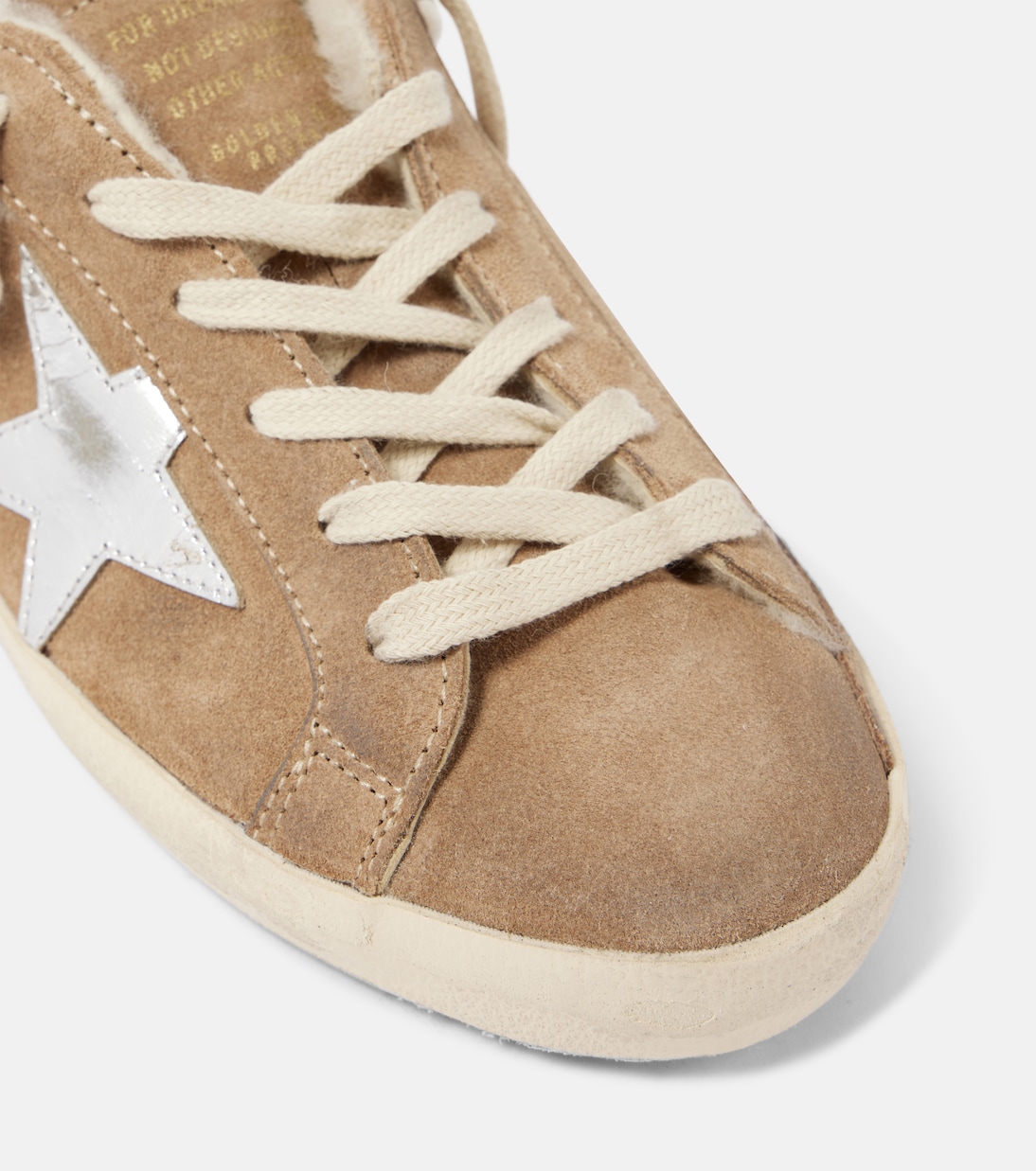Super-star glitter suede sneakers | Golden Goose