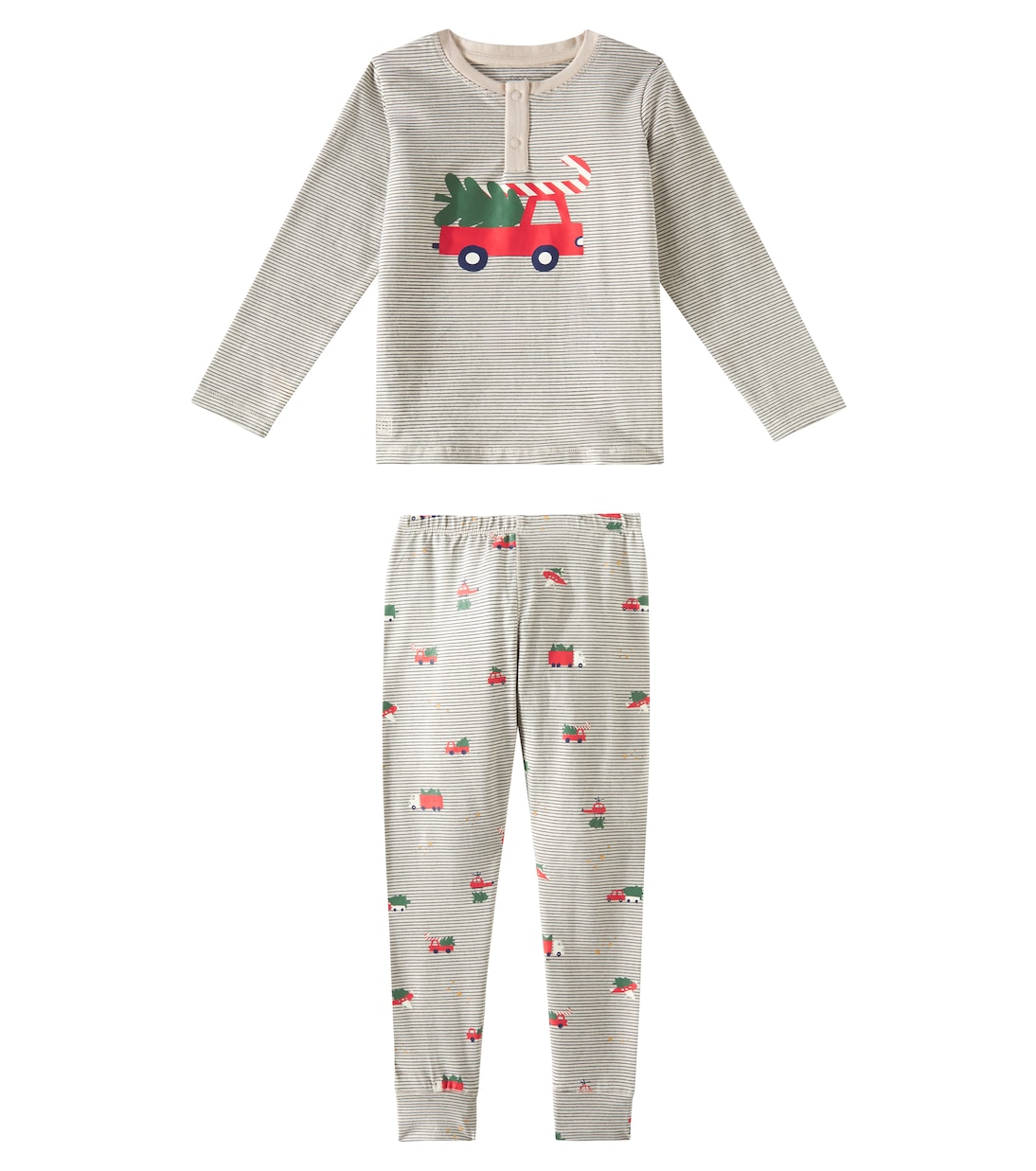 Wilhelm striped cotton-blend pajamas | Liewood