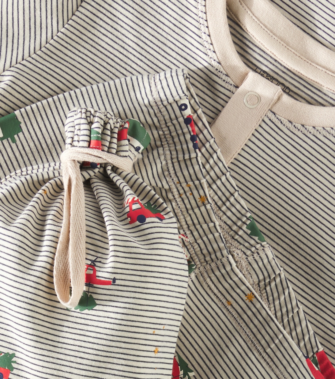 Wilhelm striped cotton-blend pajamas | Liewood
