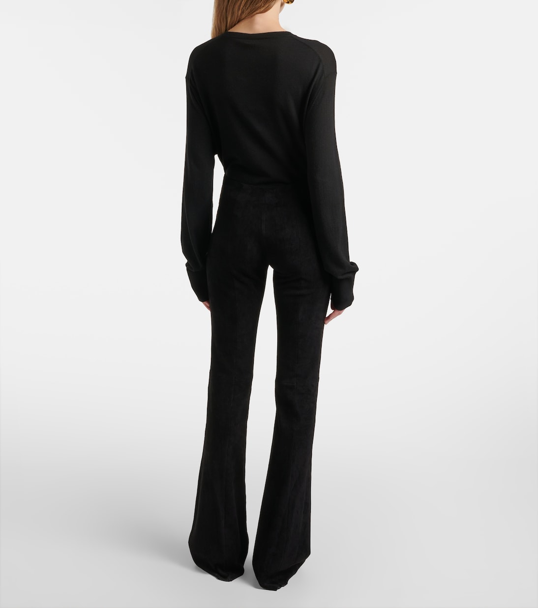 Gégé suede flared pants | Stouls