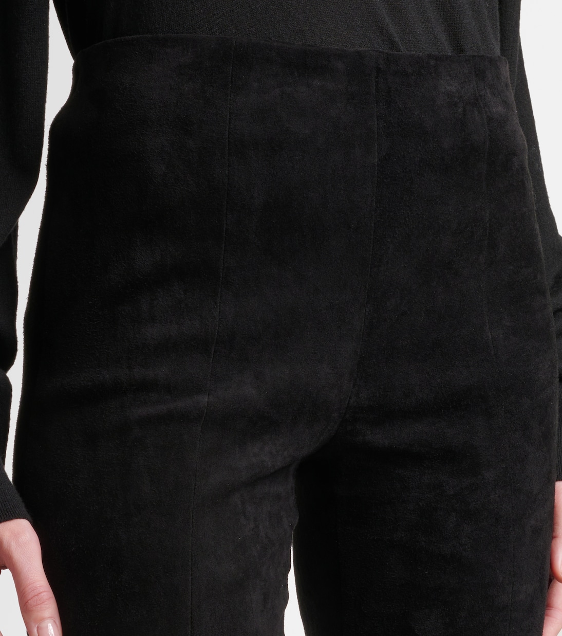 Gégé suede flared pants | Stouls