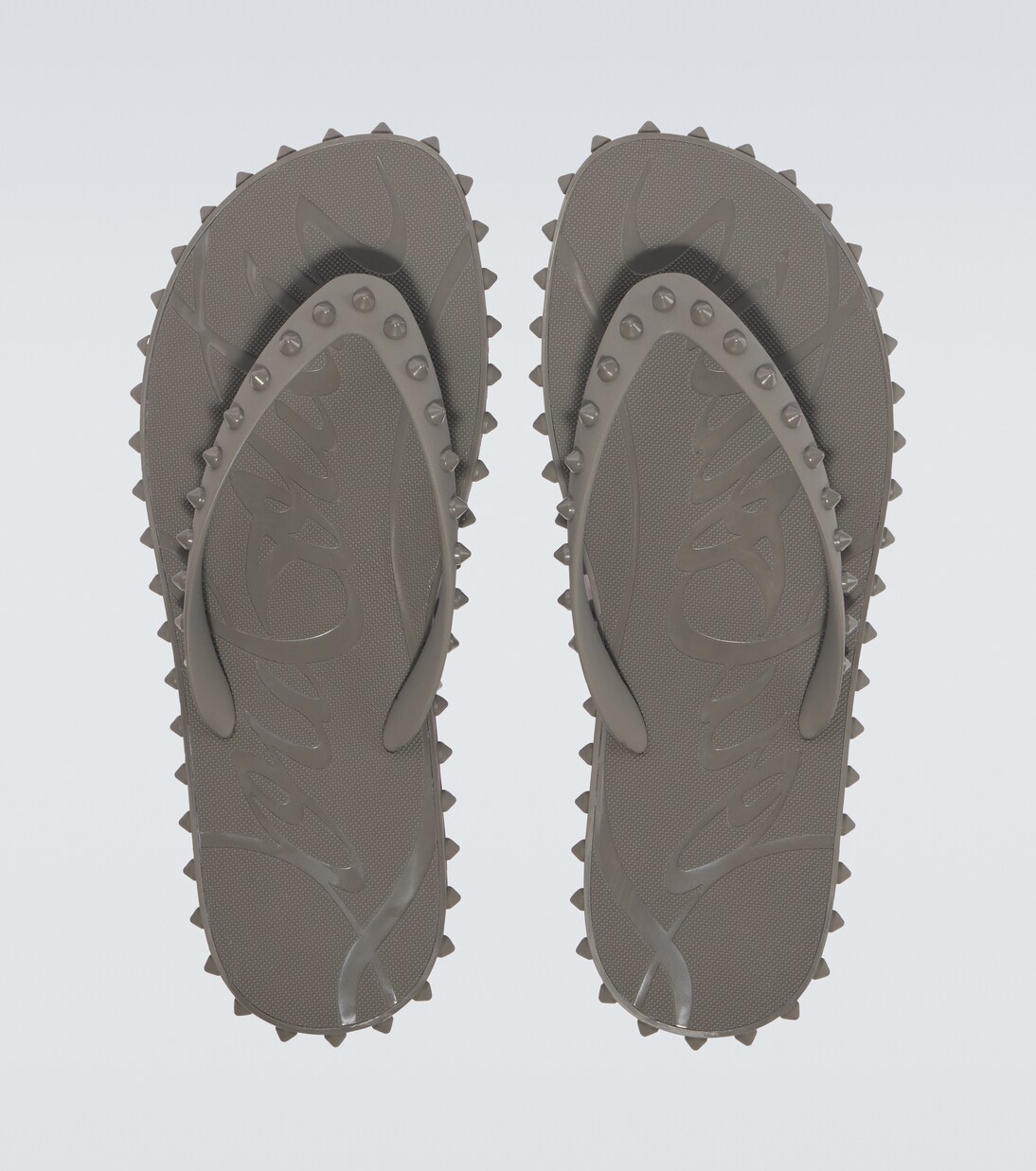 Super Loubi Flip spiked thong slides | Christian Louboutin