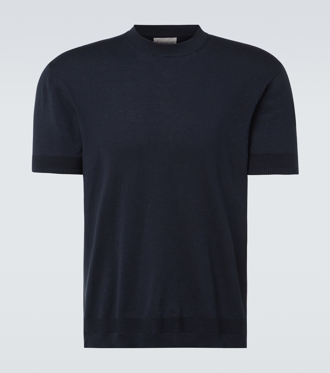 T-shirt in seta e cotone | Moncler