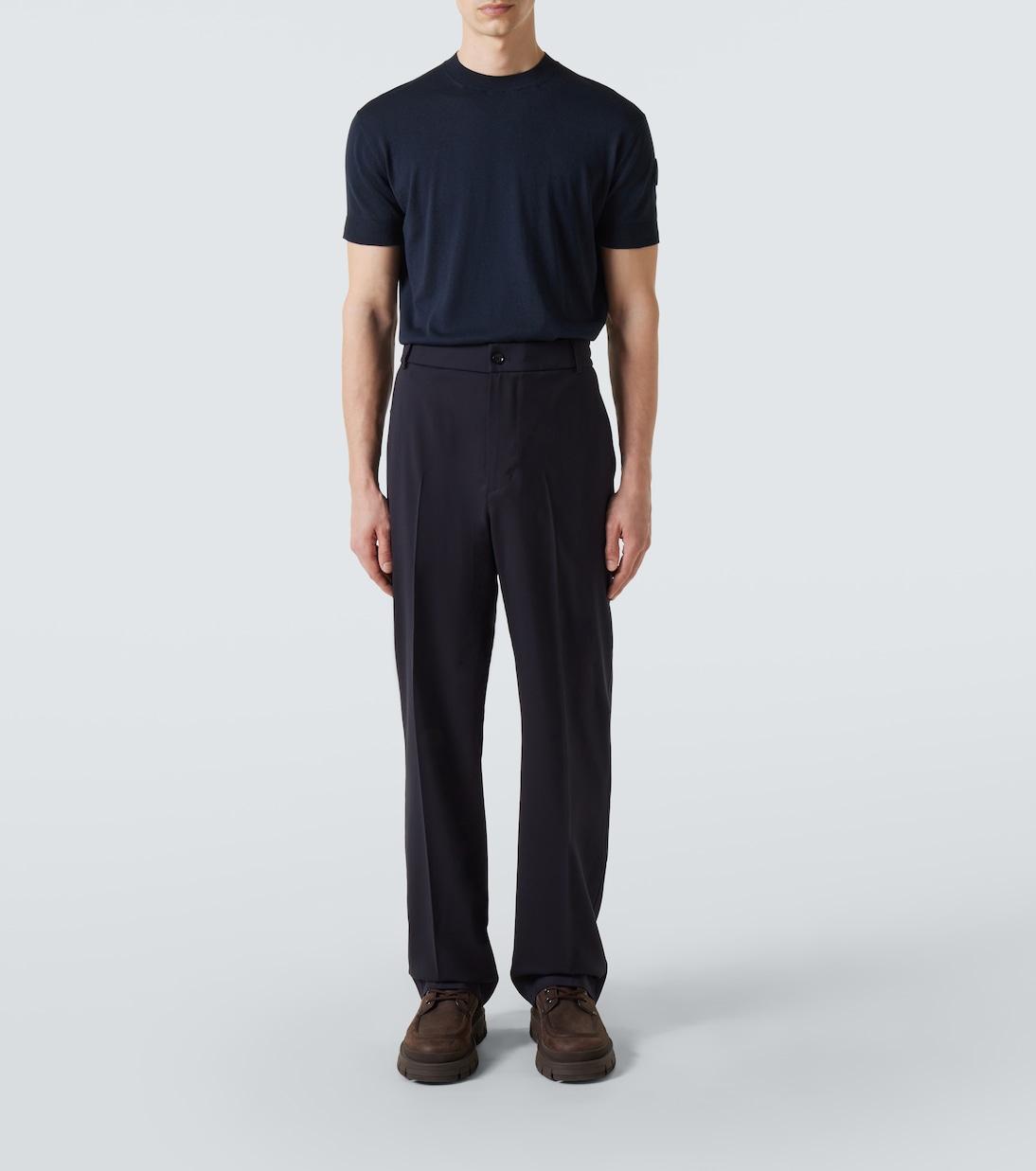 T-shirt in seta e cotone | Moncler